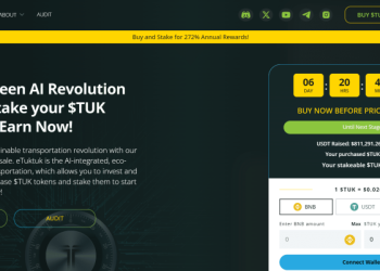 Revolutionary eTukTuk Token Pre-Sale Skyrockets, Crossing $800,000 – Is This The Best New Crypto on the Market?