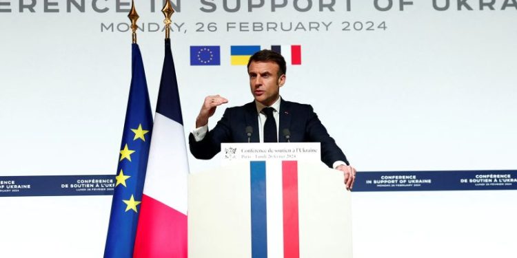 Macron floats sending Western troops to Ukraine, saying Europe will ‘do anything we can to prevent Russia from winning’