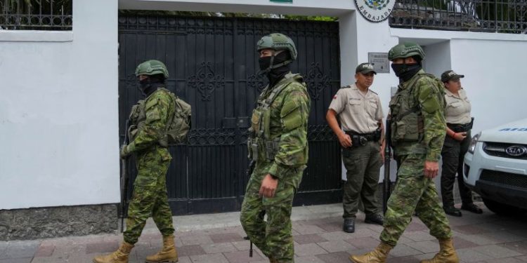 Diplomatic spat grows between Ecuador and Mexico