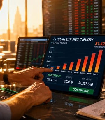 US Spot Bitcoin ETFs Extend 9-Day Inflow Streak Amid Investor Confidence