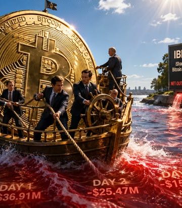 US Bitcoin Spot ETFs See Continued Outflows Amid Market Uncertainty